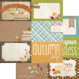 Harvest Lane - 4x6 Journaling Card Elements #2 Harvest Lane - 4x6 Journaling Card Elements #2